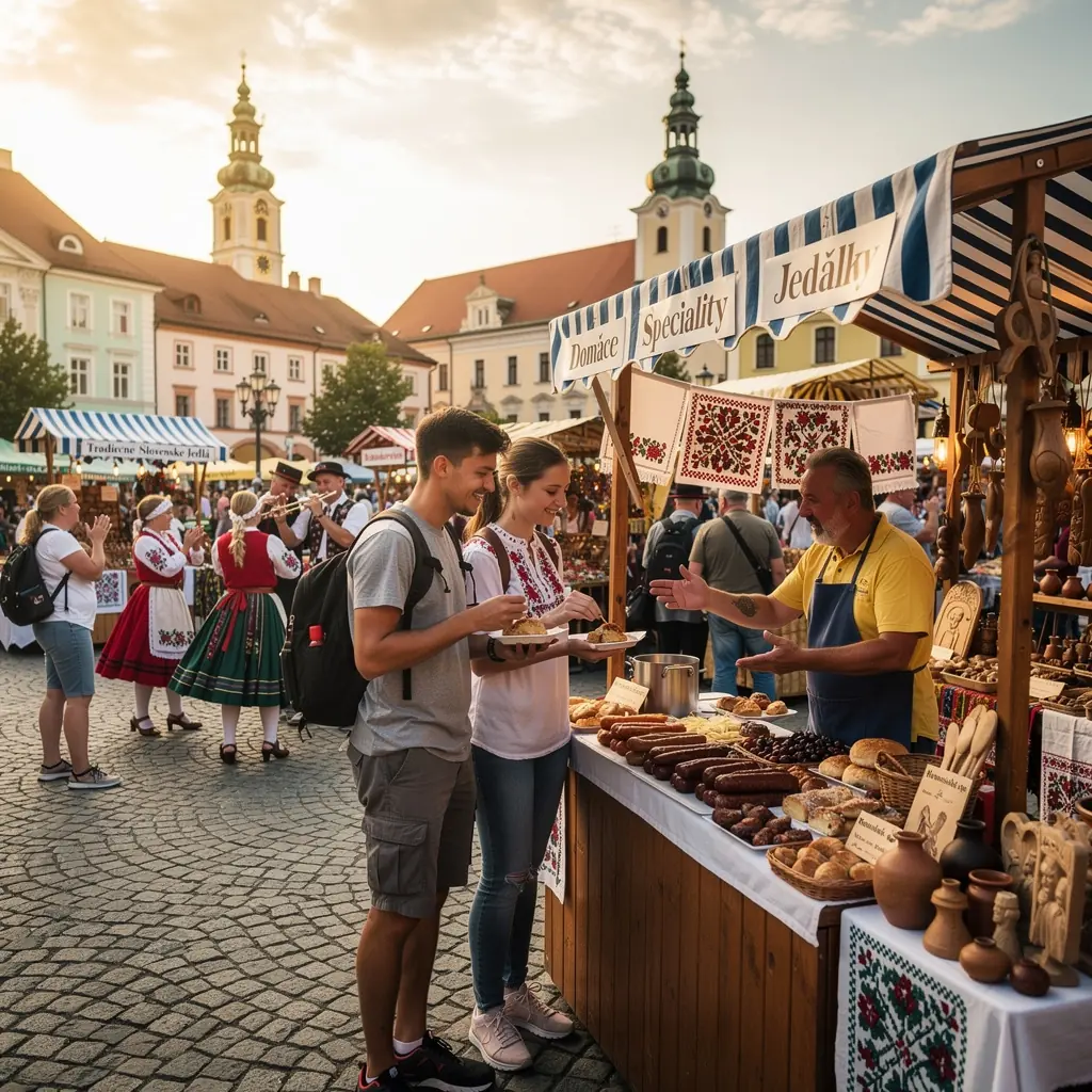 A scenic view of the High Tatras mountains with lush greenery and clear skies, perfect for outdoor adventurers.
